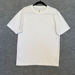 Reigning Champ Shirt Mens Medium White Tshirt Crewneck Stretch Athleisure